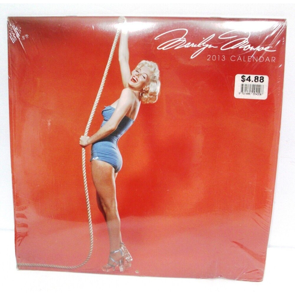 MARILYN MONROE 2013 Wall Calendar w Bonus Image SEALED